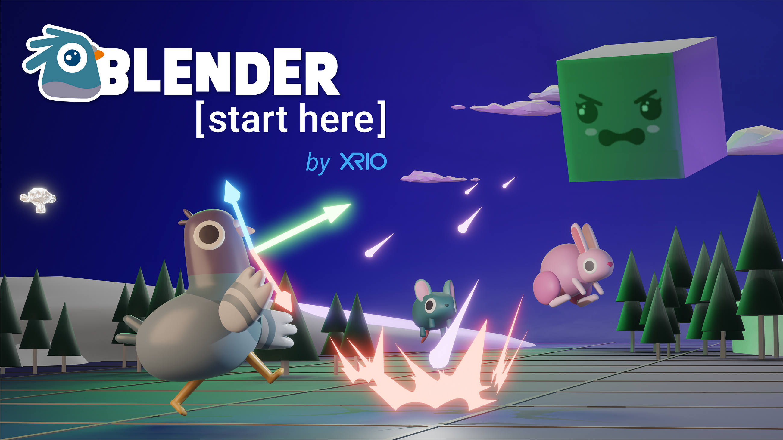 Blender Start Here: Gamifying an unapproachable UI