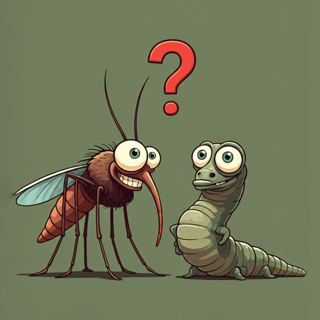 Do mosquitoes bite leeches?