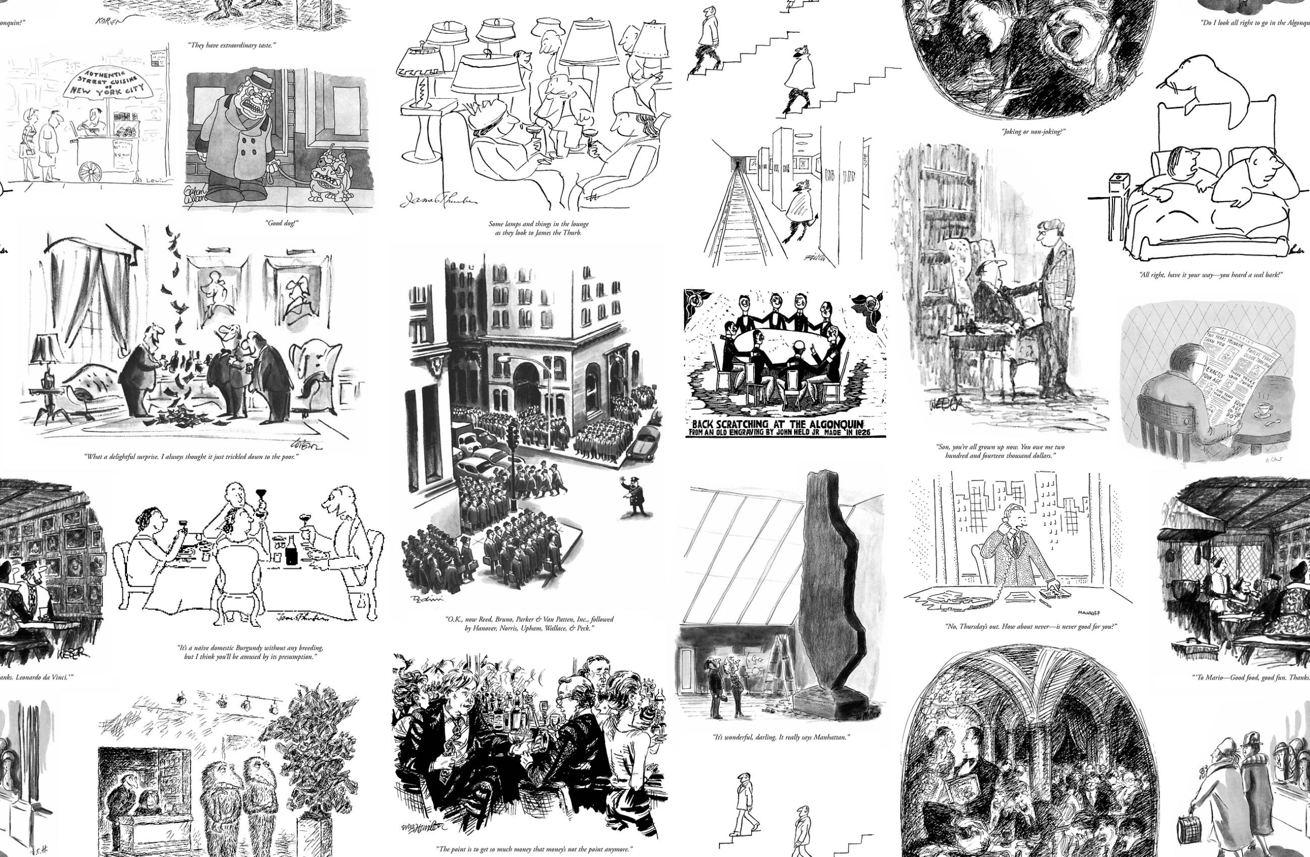 I dreamed about being in the New Yorker